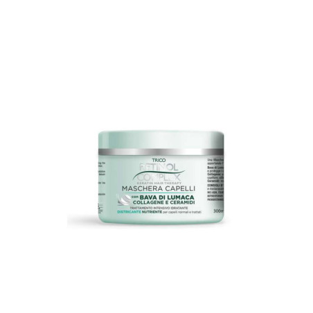 TRICO RETINOL COMPLEX MASCHERA CAPELLI DISTRICANTE ALLA BAVA DI LUMACA COLLAGENE E CERAMIDI 300 ML.