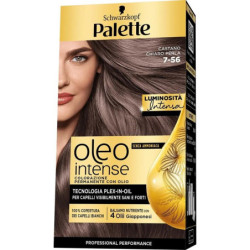 PALETTE OLEO INTENSE COLORAZIONE PERMANENTE CON OLIO 7-56 BIONDO CHIARO CENERE