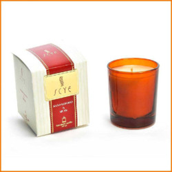SCYE CANDELA IN BICCHIERE AL PROFUMO DI SANDALO E MUSCHIO 180 GR.