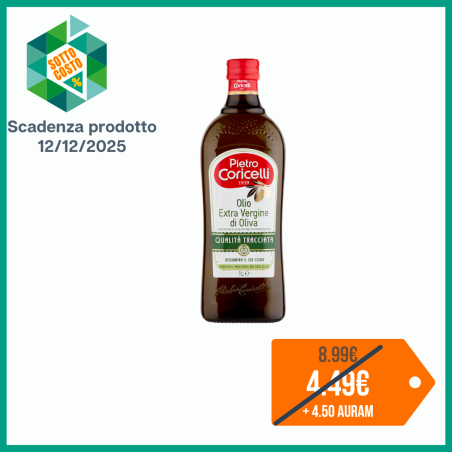 CORICELLI OLIO EXTRAVERGINE DI OLIVA CLASSICO 1 LT.