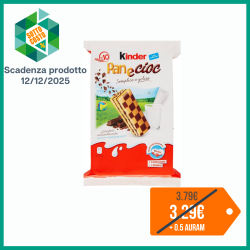KINDER KORNETTI RIPIENO PESCA E ALBICOCCA 6 PEZZI 252 GR.