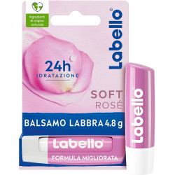 LABELLO LABBRA SOFT ROSÉ CON ESTRATTO DI ROSA E OLI NATURALI 4.8 GR.