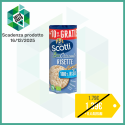 SCOTTI GALLETTE DI RISO - BIO CROCCANTI RISETTE 100% RISO 165 GR.