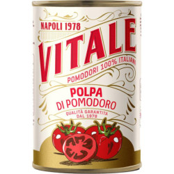 VITALE POLPA POMODORI IN LATTA 400 GR.