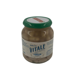 VITALE FAGIOLI CANNELLINI LESSATI IN VETRO 350 GR.