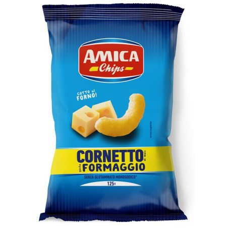 AMICA CHIPS CORNETTO FORMAGGIO 125 GR.