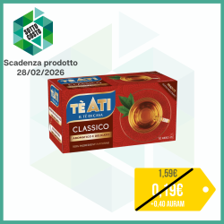 TÈ ATI CLASSICO AROMATICO E DELICATO TÈ NERO 25 FILTRI