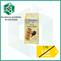 MULINO BIANCO FLAUTI AL CIOCCOLATO 8 FLAUTI 280 GR.