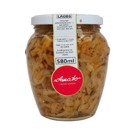AMATO I BUONI SAPORI MELANZANE SOTTACETO A FILETTI 580 ML.