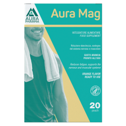AURA PHARMA AURA MAG POUCH GUSTO ARANCIA
