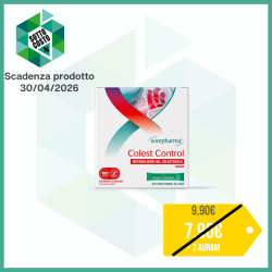 WIREPHARMA COLEST CONTROL INTEGRATORE ALIMENTARE PER IL METABOLISMO DEL COLESTEROLO CON GOMMA DI ACACIA 20 STICK 50 GR.