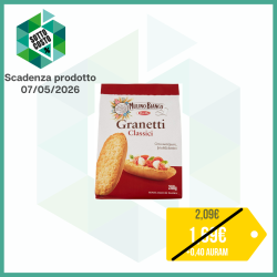 MULINO BIANCO GRANETTI CLASSICI CROSTINI DORATI SENZA OLIO DI PALMA 280 GR.