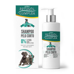 ULTRA RETINOL COMPLEX SHAMPOO PER PELO CORTO CANI E GATTI 200 ML.