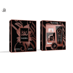 AFAQ NADIRA SET REGALO CON EAU DE TOILETTE 100 ML E GEL DOCCIA 150 ML.