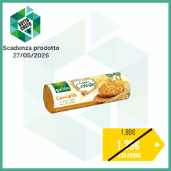 GULLÓN CUOR DI CEREALE CROCCANTE BISCOTTI CON FIOCCHI DI AVENA, MAIS E RISO SOFFIATO 265 GR.