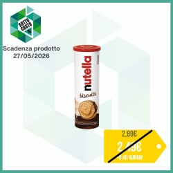 NUTELLA BISCUITS IN TUBO 166 GR.