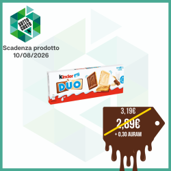 KINDER DUO MILK/WHITE 150 GR.
