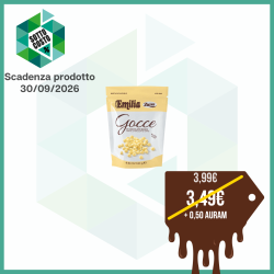 EMILIA GOCCE DI CIOCCOLATO BIANCO 140 GR.