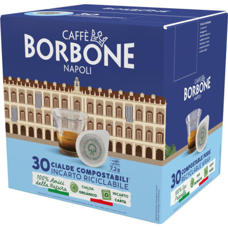 CAFFE' BORBONE MISCELA NOBILE 30 CIALDE COMPOSTABILI
