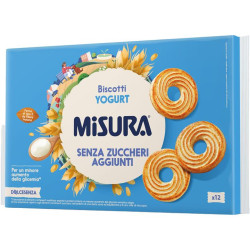 MISURA DOLCESENZA BISCOTTI ALLO YOGURT SENZA ZUCCHERI AGGIUNTI 400 GR.