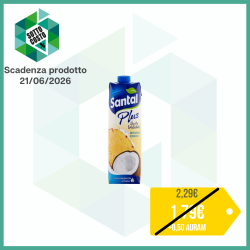 SANTÀL PLUS SUCCO DI FRUTTA ALL'ANANAS E COCCO 1 LT.