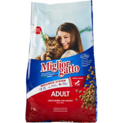 MIGLIOR GATTO CROCCANTINI CON MANZO 2 KG.