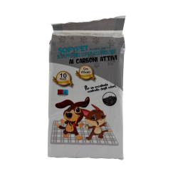 SOFY'S PET TAPPETINI ANIMALI AI CARBONI ATTIVI 60X60 10PZ
