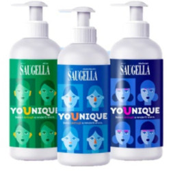 SAUGELLA YOUNIQUE BUNDLE 3 FLACONI DA 200ML DERMOLIQUIDO - ATTIVA - IDRASERUM
