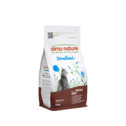 Almo Nature Functional Sterilised con Manzo Fresco Crocchette per Gatti - 400g