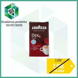 LAVAZZA CAFFE' MACINATO DECAFFEINATO INTENSO 250 GR.