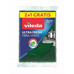 VILEDA SPUGNA ABRASIVA ULTRA FRESH 2+1