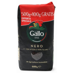GALLO L'ORIGINALE RISO NERO INTEGRALE 600 GR.