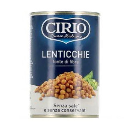 CIRIO LENTICCHIE IN SCATOLA 410 GR.