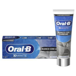 ORAL-B DENTIFRICIO 3D WHITE BIANCO CON CARBONE 75ML