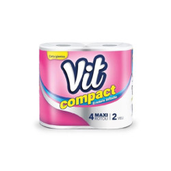 VIT CARTA IGIENICA COMPACT 2 VELI - 4 ROTOLI