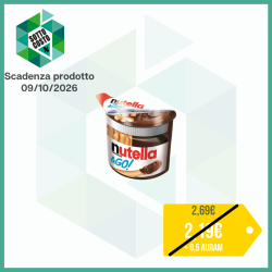 NUTELLA & GO! CREMA SPALMABILE ALLE NOCCIOLE CON MINI GRISSINI