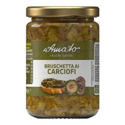 AMATO I BUONI SAPORI PATÉ DI CARCIOFI BRUSCHETTA 130 GR.