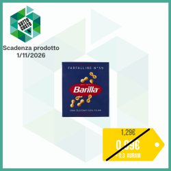 BARILLA FARFALLINE N°59 500 GR.