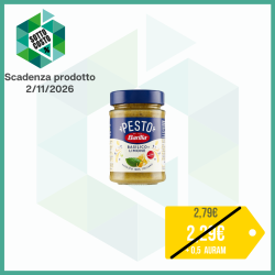 BARILLA PESTO AL BASILICO E LIMONE 190 GR.