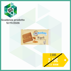 MULINO BIANCO BISCOTTI RIGOLI CON MIELE MILLEFIORI ITALIANO 400 GR.