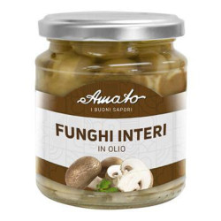 AMATO FUNGHI INTERI IN OLIO DI GIRASOLE 314 ML.